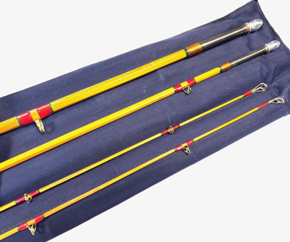   Hardy Wye Palakona cane 11' 3 piece salmon fly rod #7 with Hardy bag & Tags