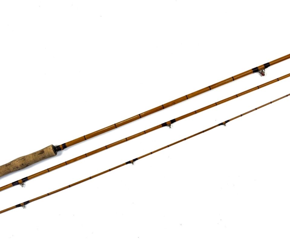   Three Piece 9ft Vintage Cane Trout Fly Rod