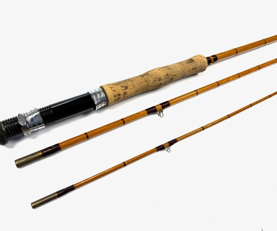   Three Piece 9ft Vintage Cane Trout Fly Rod