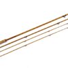Hardy Gold Medal 9′ 6″ 3 piece split cane trout fly rod with spare tip & bag
