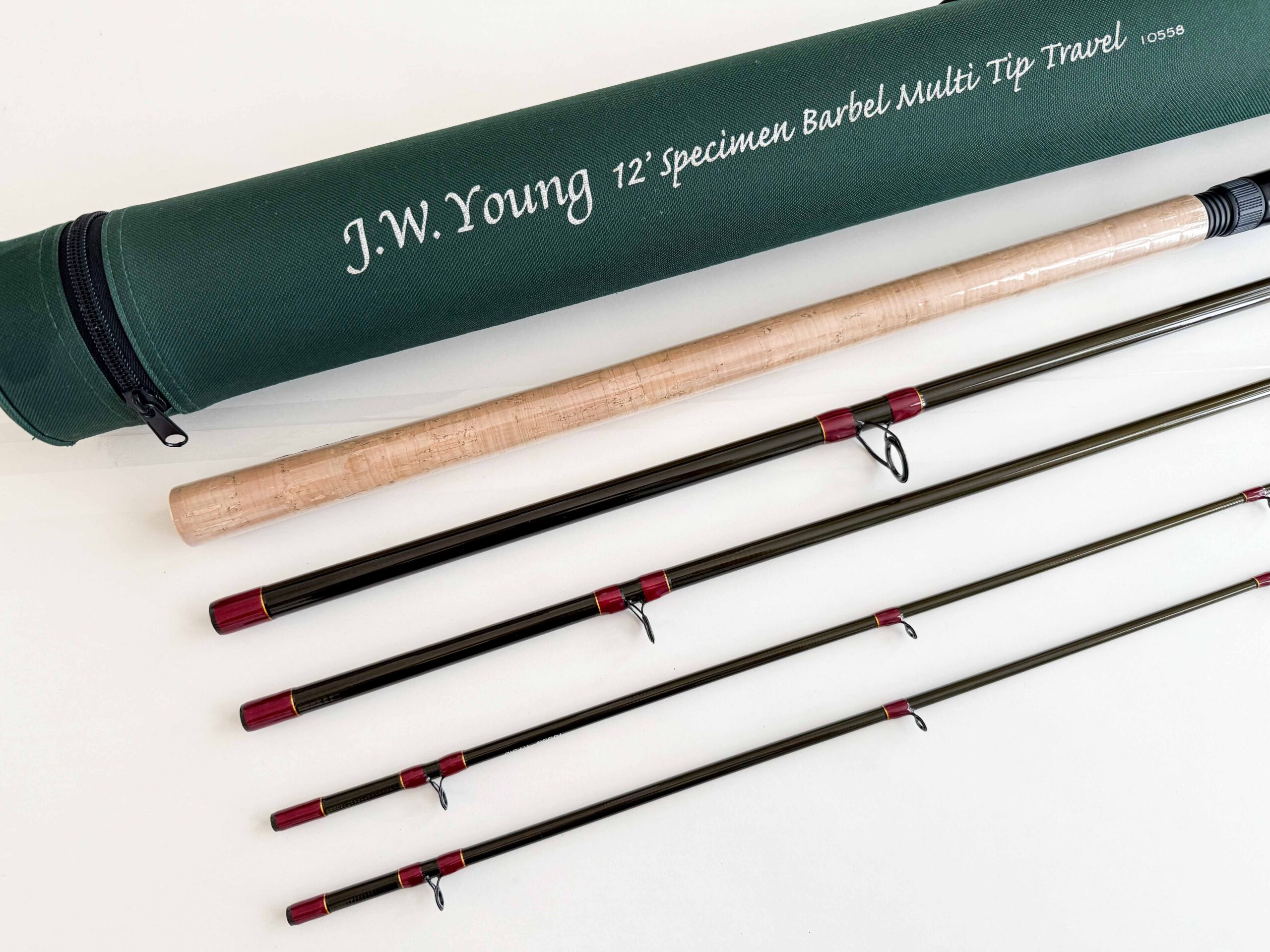 J.W. Young 12' Specimen Barbel Multi tip Travel rod