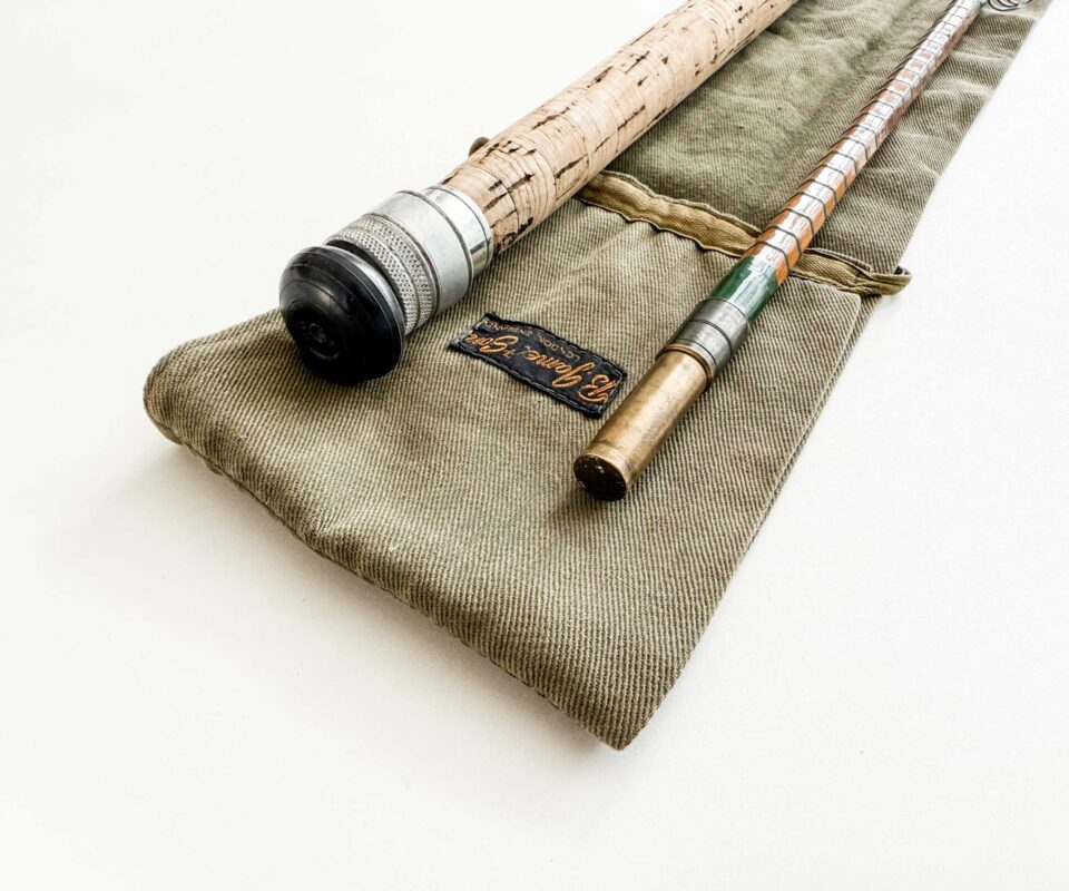   B James & Son Richard Walker S/U Mk IV split cane rod, 10' 2pc