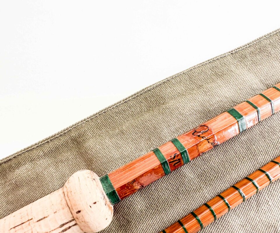   B James & Son Richard Walker S/U Mk IV split cane rod, 10' 2pc