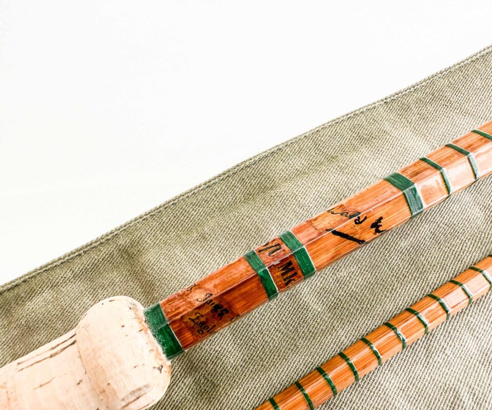   B James & Son Richard Walker S/U Mk IV split cane rod, 10' 2pc