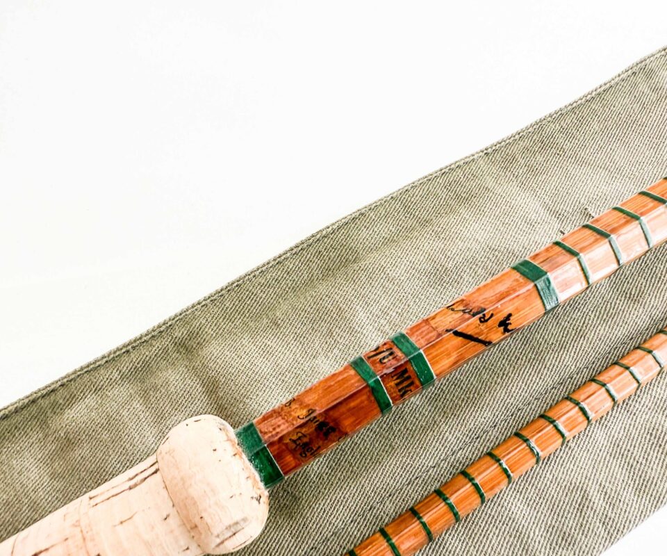   Constable of Bromley CC lightweight 9' two piece split cane trout fly rod