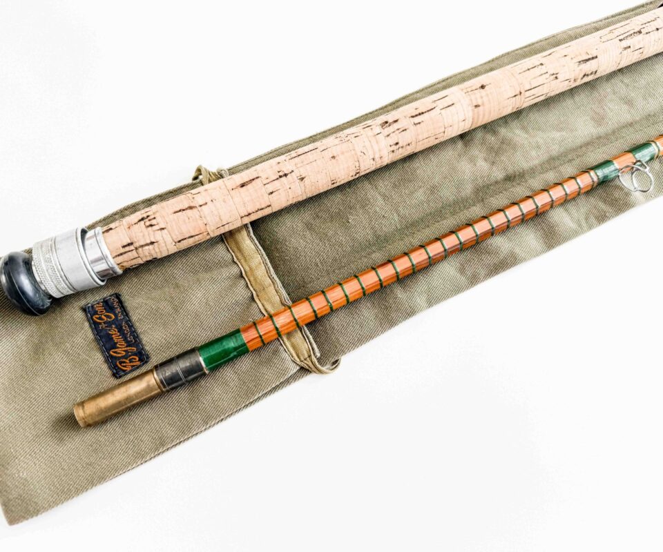  B James & Son Richard Walker S/U Mk IV split cane rod, 10' 2pc