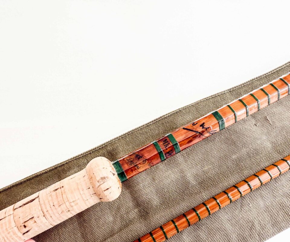   B James & Son Richard Walker S/U Mk IV split cane rod, 10' 2pc