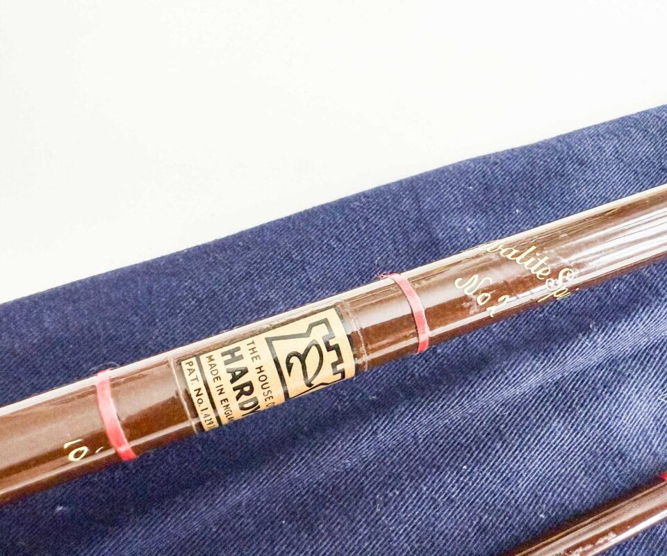   Hardy Alnwick Fibalite spinning No 2 glass rod 10'