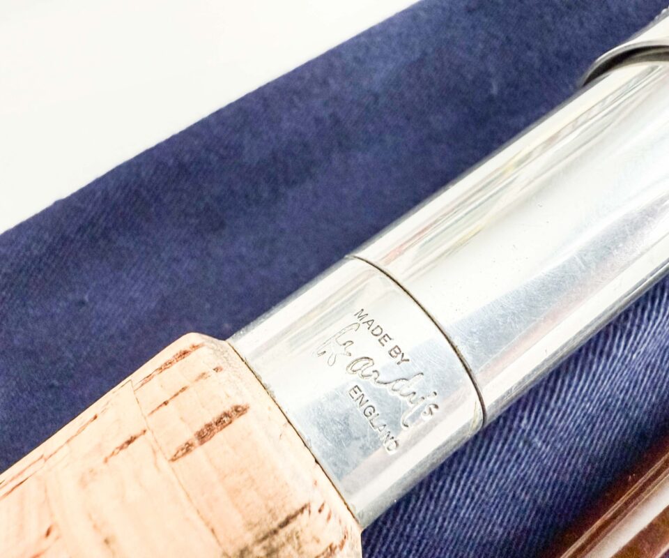   Hardy Alnwick Fibalite spinning No 2 glass rod 10'