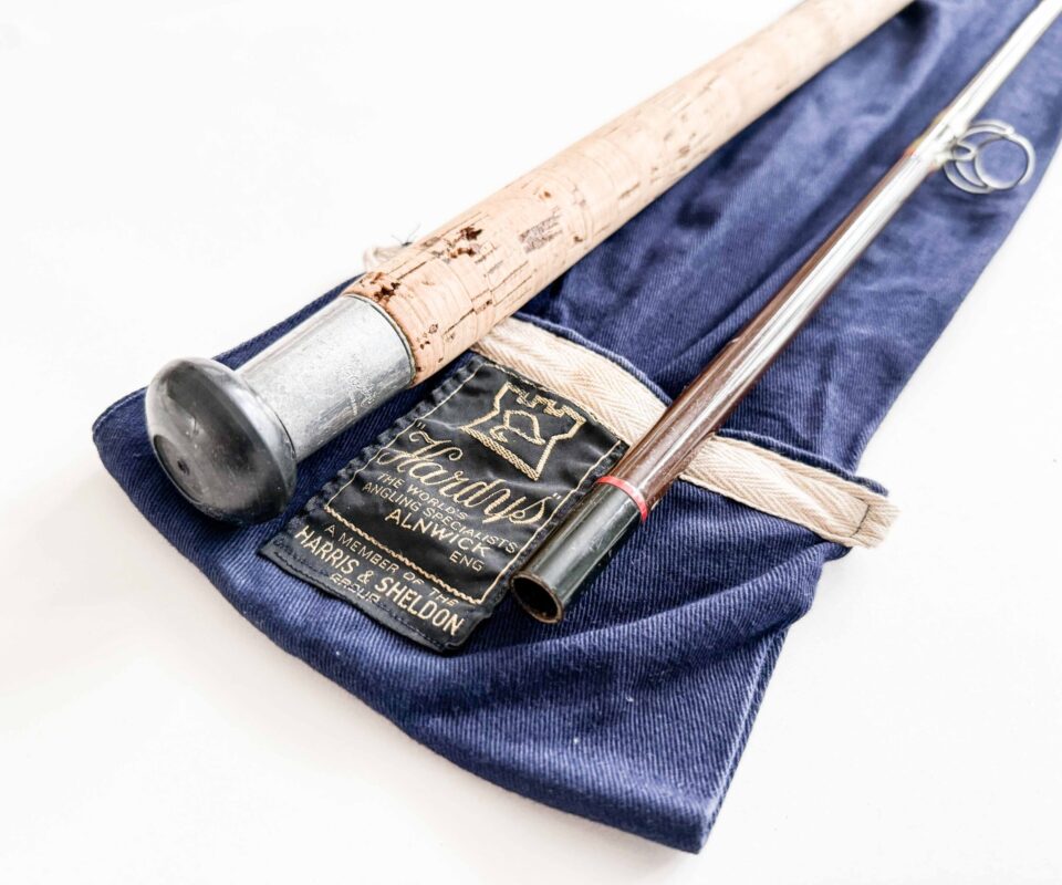   Hardy Alnwick Fibalite spinning No 2 glass rod 10'