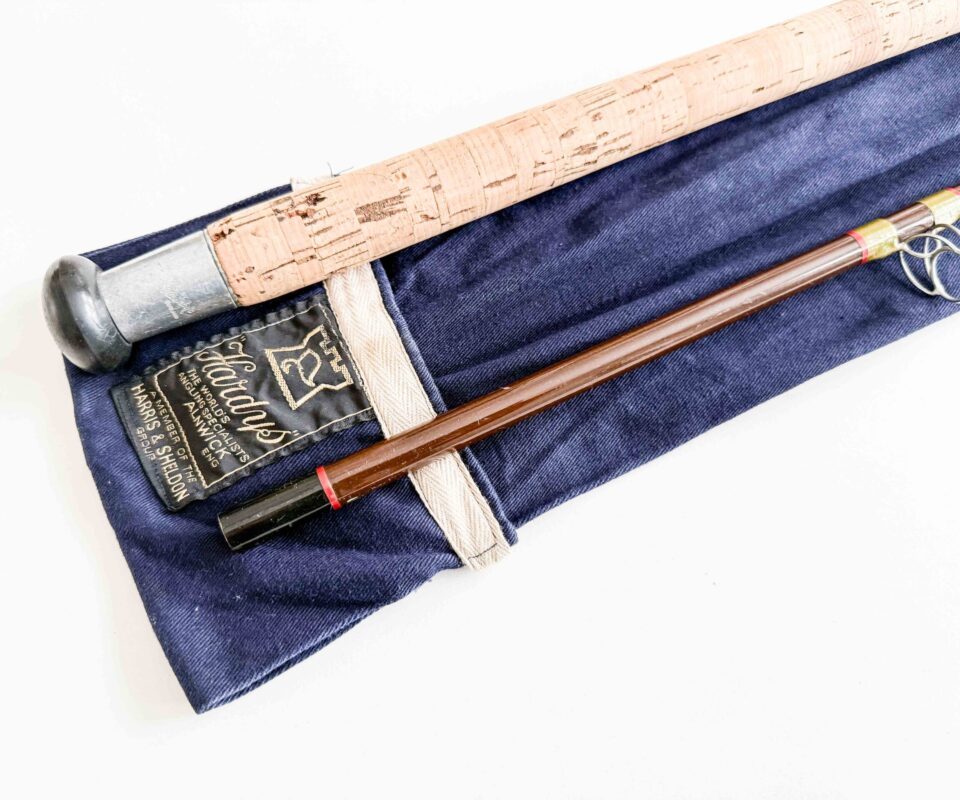   Hardy Alnwick Fibalite spinning No 2 glass rod 10'