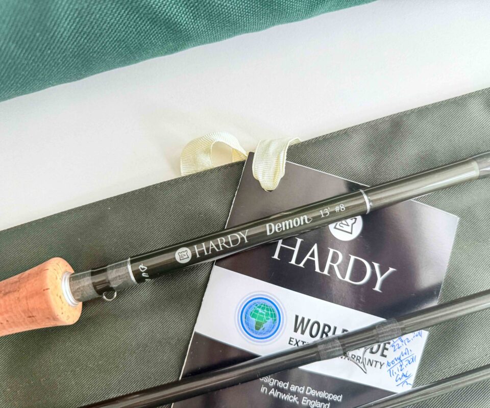 Hardy Demon Double Handed 13’ #8 4 piece fly rod