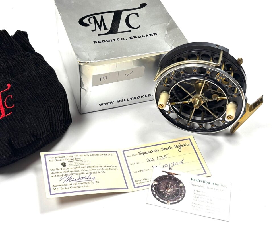   Garry Mills Specialist Roach Perfection Centrepin Reel RARE #22/25 Super