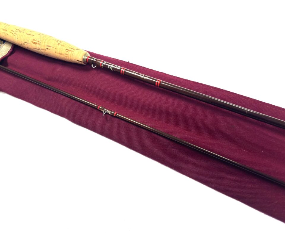   Hardy Sovereign 7′ 6″ 2 piece trout fly rod line #2/3/4 with Hardy bag fine RARE