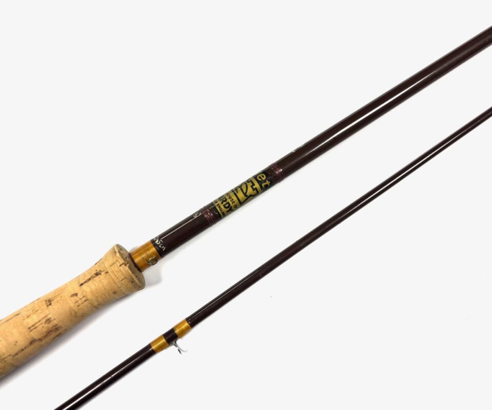   Hardy Jet Two Piece 8’ Line Rated #6 With Hardy Rod Bag Great For Reservoir Trout