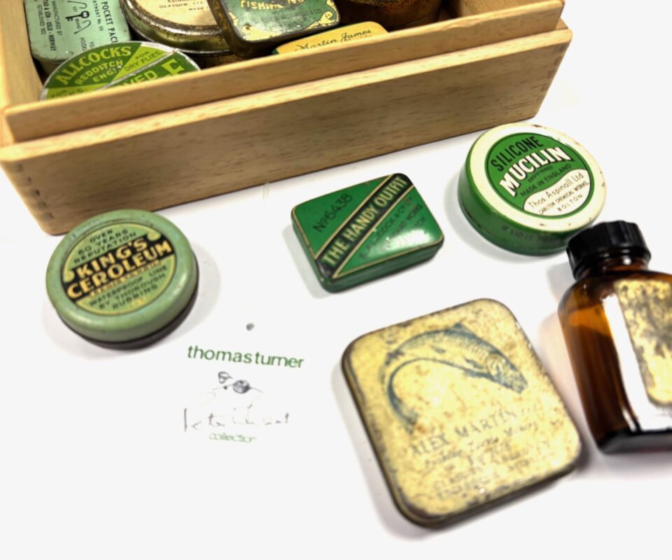 Small collection of vintage Cerolene tins by Hardy Peek Farlow Peter Wheat collection