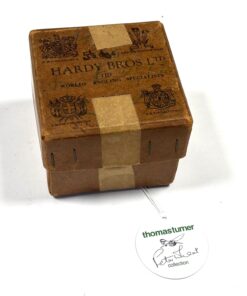 Hardy Cardboard Reel Box 3.5" x 3.5" Peter Wheat Collection