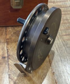 J W Young The Purist 2040 centrepin 4.5″ trotting reel with box mint