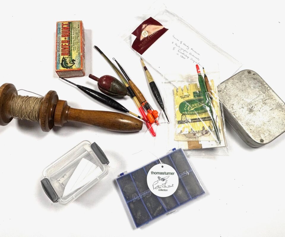 Floats, Line Winders, Fly Tins, Peter Wheat Collection