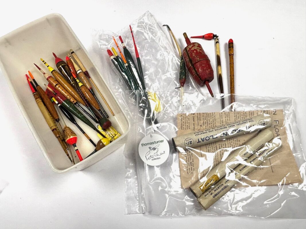 Collection of Floats, Elfin, Stick, Hooks To Gut - Peter Wheat Collection