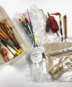 Collection of Floats, Elfin, Stick, Hooks To Gut - Peter Wheat Collection
