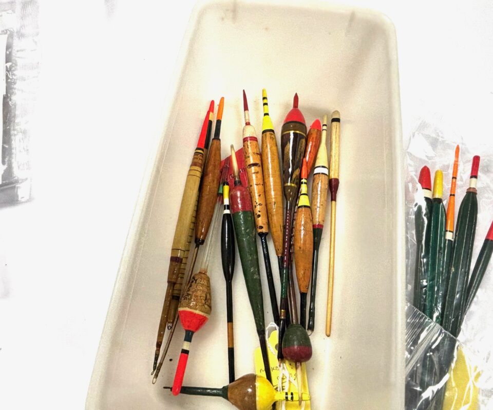 Collection of Floats, Elfin, Stick, Hooks To Gut - Peter Wheat Collection