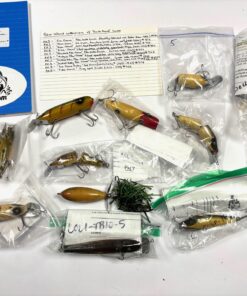 Peter Wheat Collection Of South Bend Fishing Lures With Literature