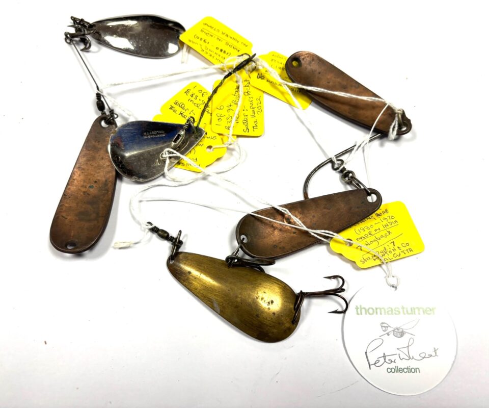 Various Mahseer Fishing Lures 1880 - 1920s Peter Wheat Collection