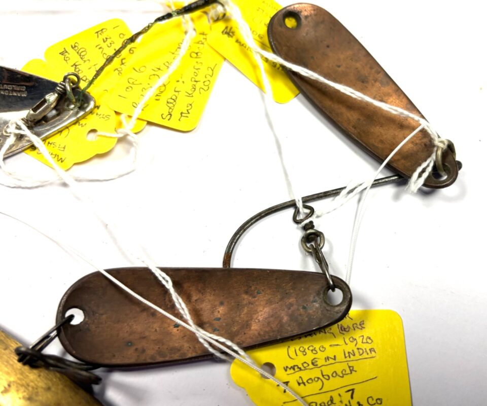 Various Mahseer Fishing Lures 1880 - 1920s Peter Wheat Collection