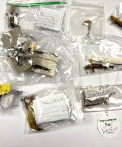 Various Spinners, Baits, Wagtail, Stone Loach Peter Wheat Collection