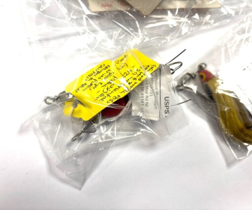 Various Spinners, Baits, Wagtail, Stone Loach Peter Wheat Collection