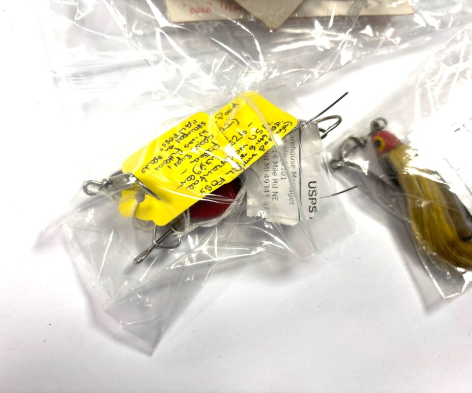 Various Spinners, Baits, Wagtail, Stone Loach Peter Wheat Collection