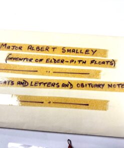 Floats & Letters From Major A Smalley Inventor of the Elder Pith Float Peter Wheat Collection