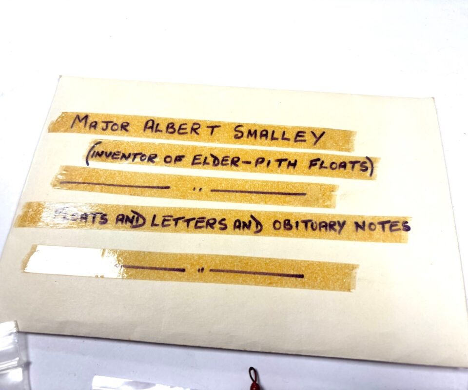 Floats & Letters From Major A Smalley Inventor of the Elder Pith Float Peter Wheat Collection