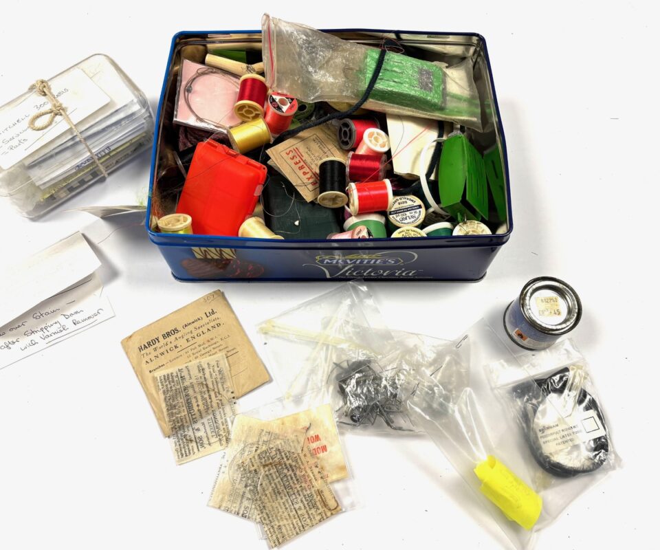 Various Fishing Tackle, Cotton, Eyes, Spares etc Peter Wheat Collection