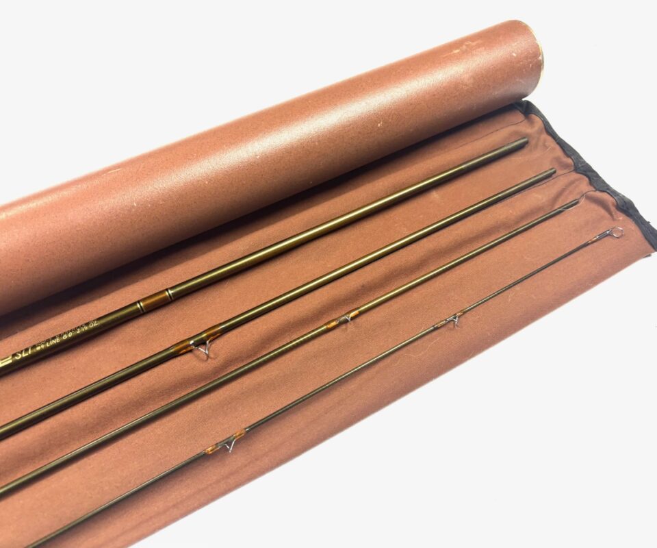 Sage SLT 480-4 Graphite IIIe 8′ Trout Fly Rod Line #4 With Bag And Tube