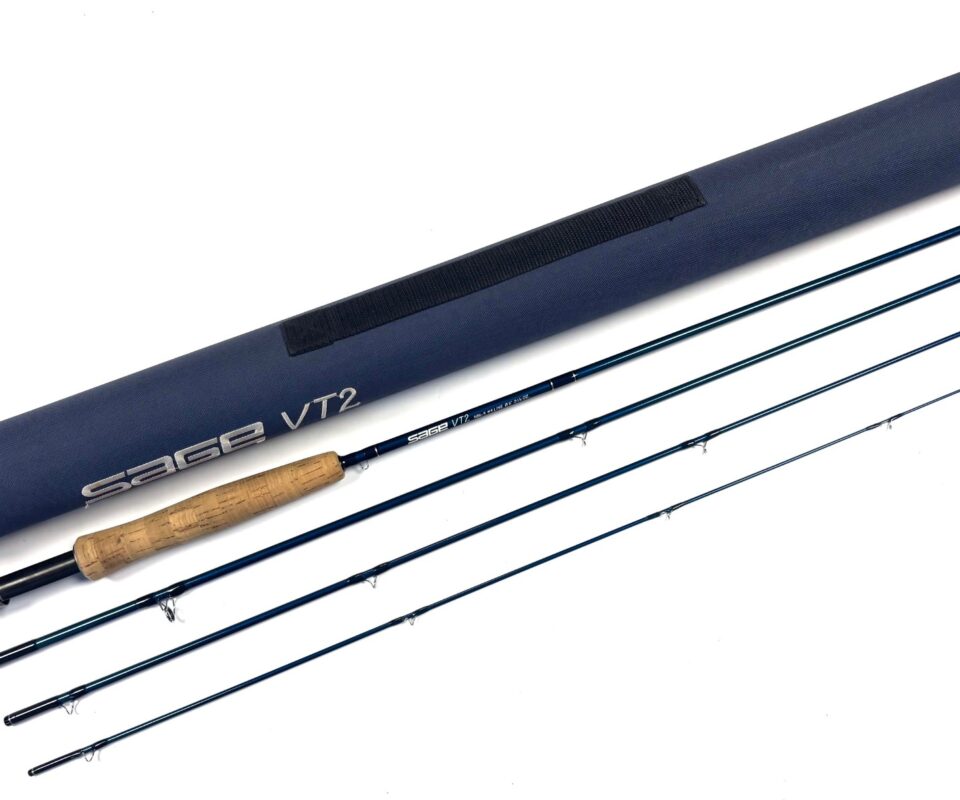 Sage VT2 486-4 8' 6" Trout Fly Rod Line #8 Four Piece Super Condition With Case FINE