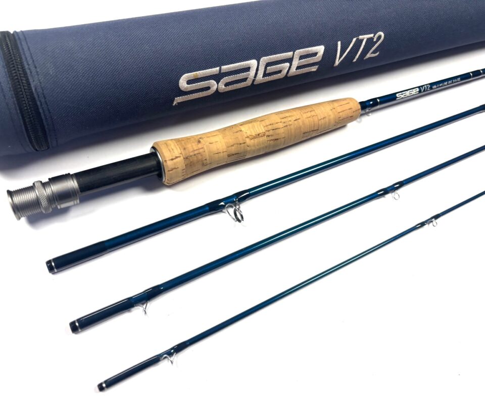 Sage VT2 486-4 8' 6" Trout Fly Rod Line #8 Four Piece Super Condition With Case FINE
