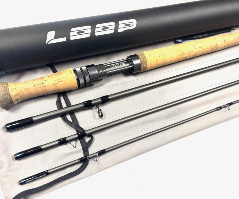 Loop Cross S1 12′ 4 Piece Carbon Fly Rod With Tube Line #7 Superb
