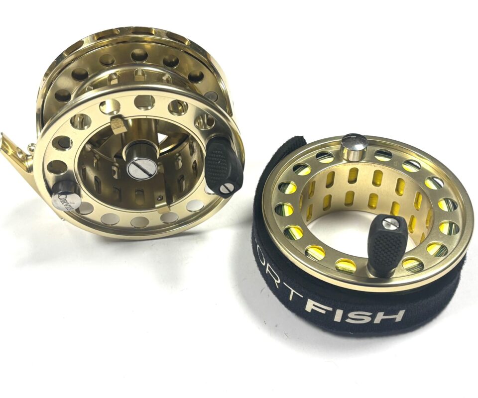 Orvis Vortex 9/10 Large Arbor Salmon Fly Reel 4″ With Spare Spool