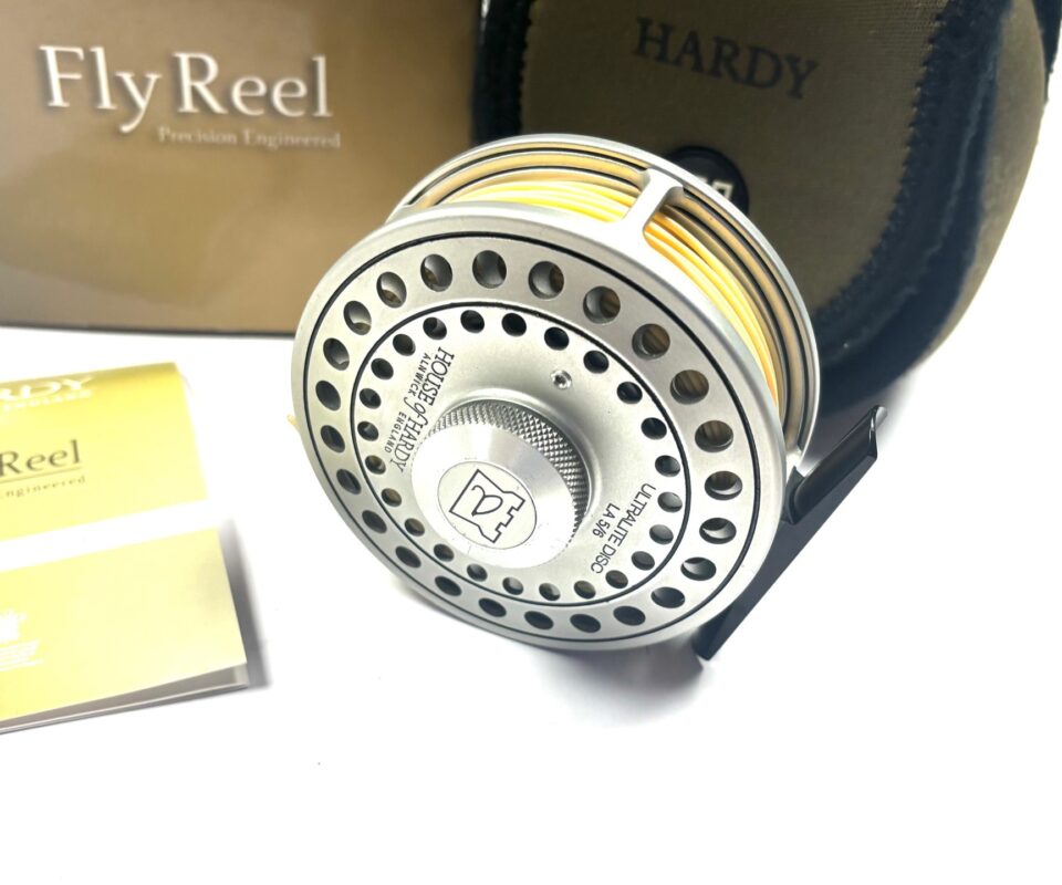 Hardy Ultralite Disc LA 5/6 Tout Fly Reel With Pouch & Box