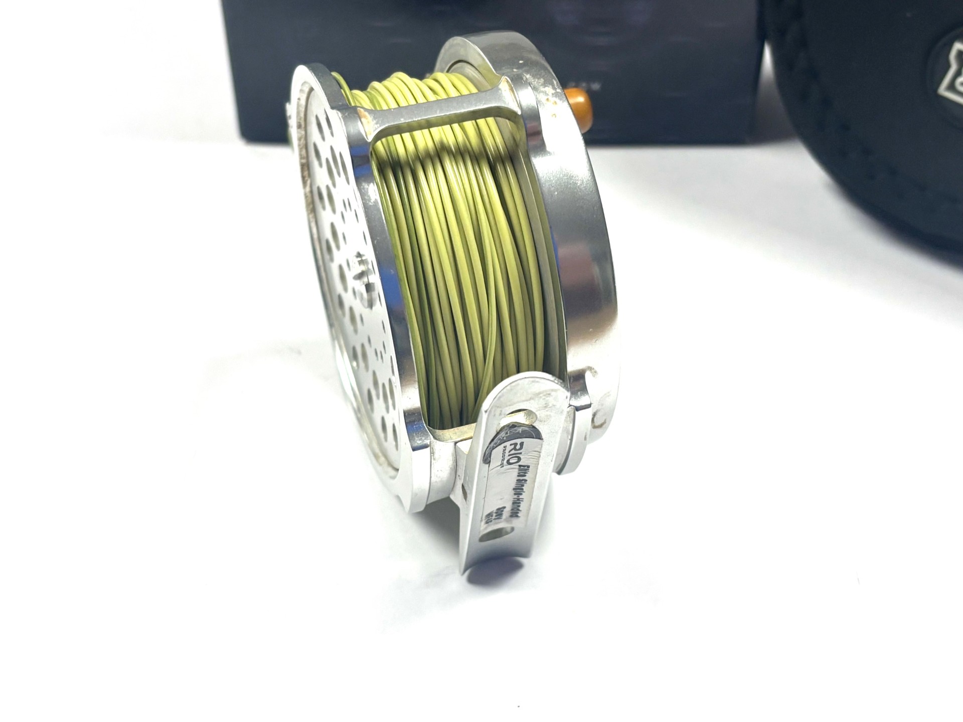 Hardy Bougle MK VII 3 1/4″ trout fly reel with pouch and box