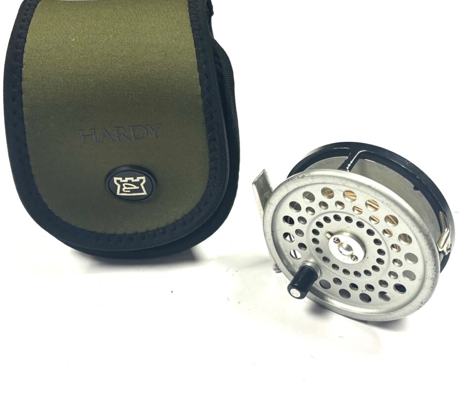 Hardy Marquis #6 disc trout fly reel with pouch