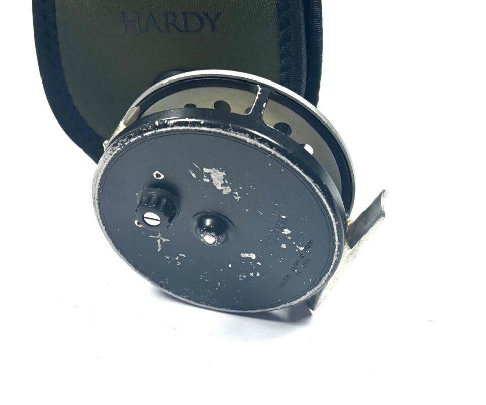 Hardy Marquis #6 disc trout fly reel with pouch
