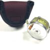 Hardy Bougle MK VII 3.25″ trout fly reel with pouch
