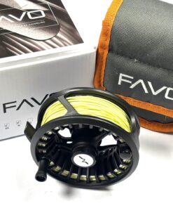 Guideline Fario #4/6 Anthracite LHW reel with pouch and box