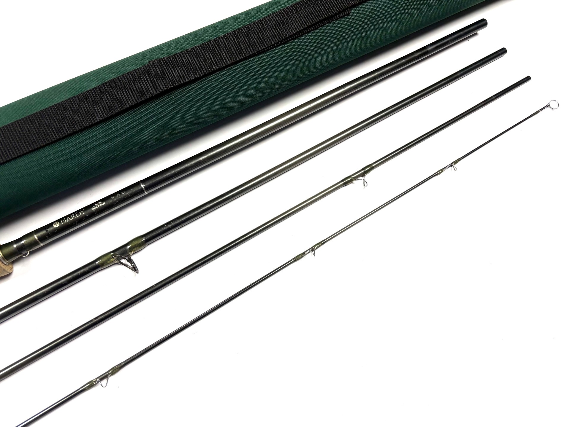 Hardy Jet Sintrix 14′ 4 Piece Carbon Travel Fly Rod #9/10 Bag And Tube
