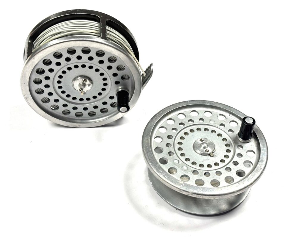 Hardy Salmon Marquis No 2 Salmon Fly Fishing reel with spare spool