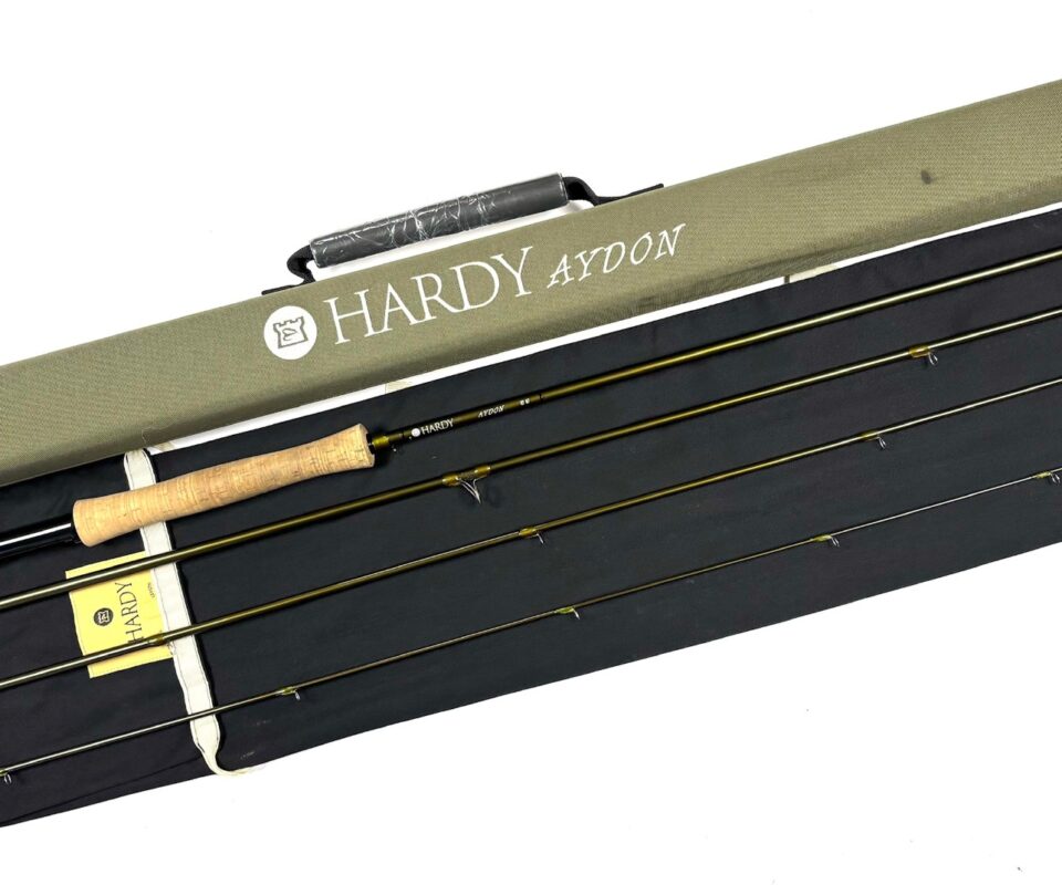 Hardy AYDON 10′ Line #7 Four Piece Trout Fly Rod With Bag & Tube Excellent
