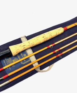 Alternative view of Hardy The Palakona 8’ 6″ 2 piece split cane trout fly rod #6 fine Plus two spare tips with bag